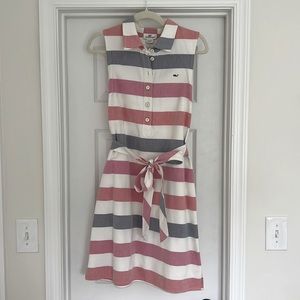 Vineyard vines striped sleeveless dress